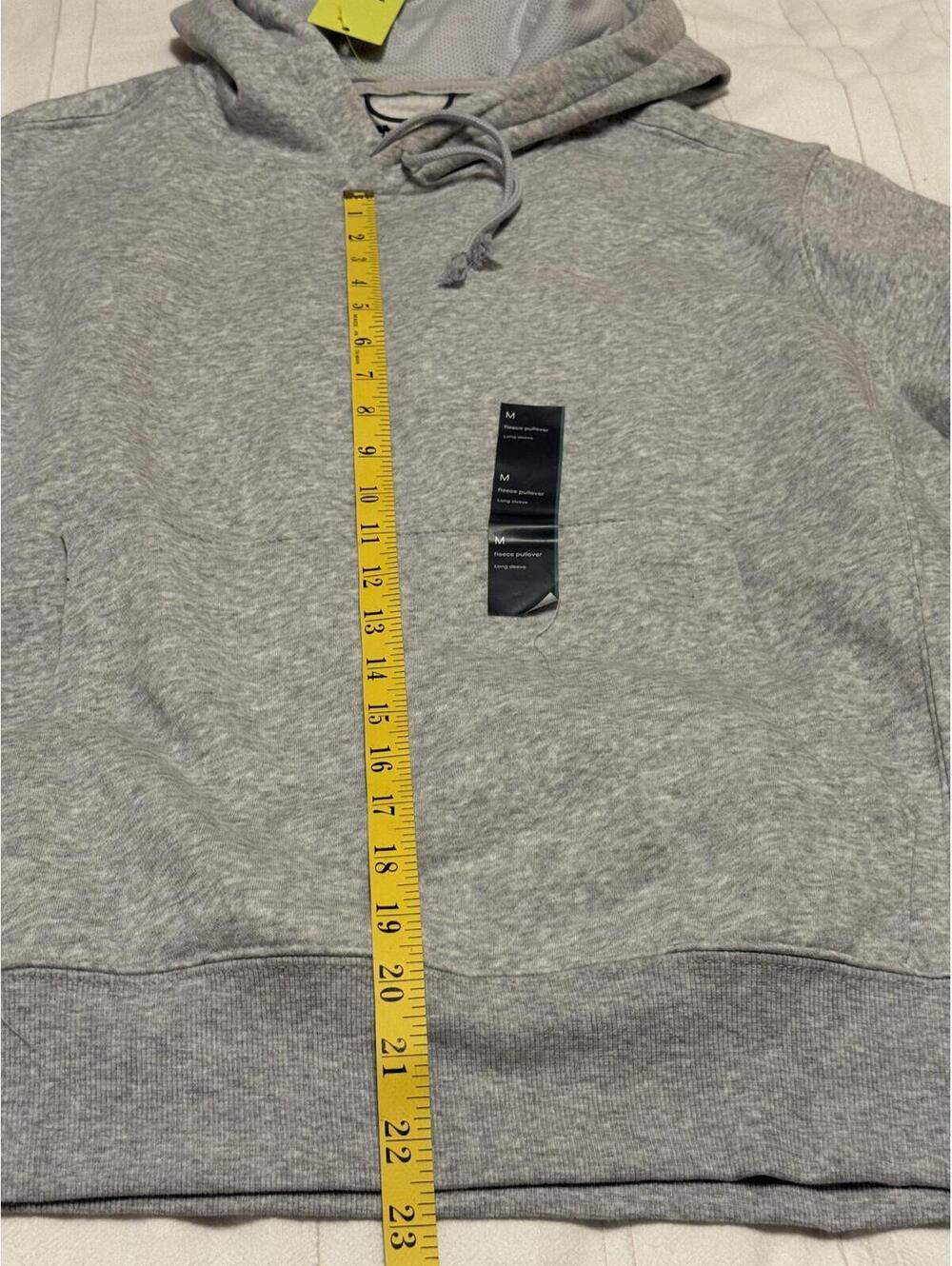 All in Motion Fleece Pullover Hoodie | NWT | Size Medium | Heathered Gray - Picture 6 of 7